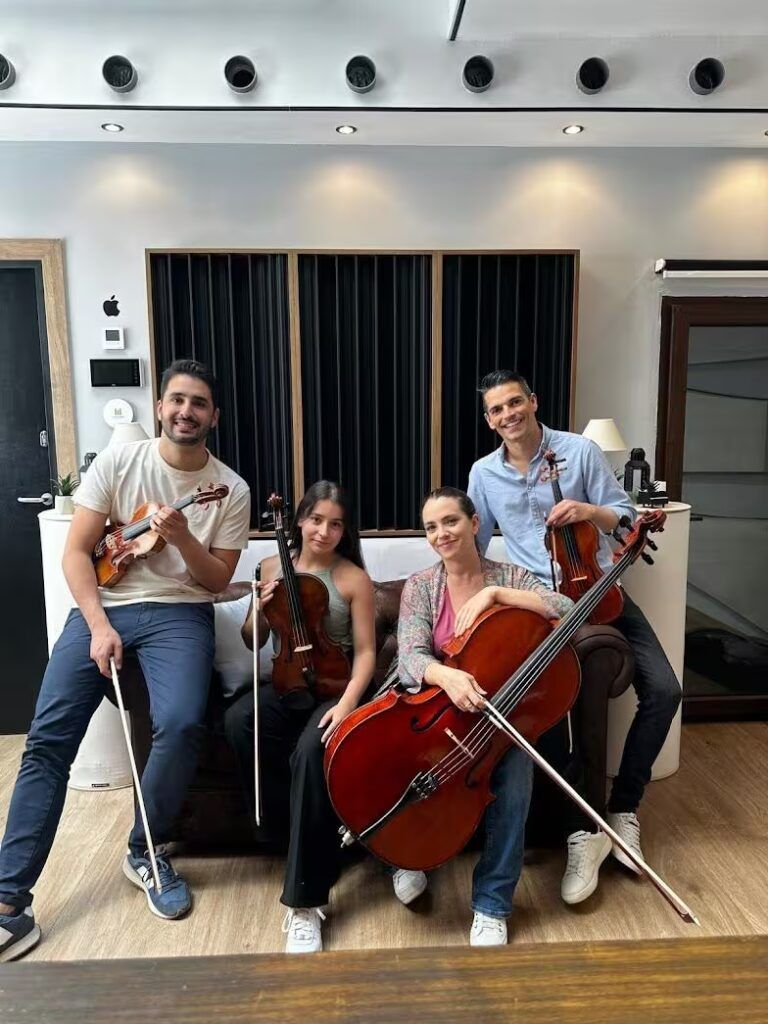 Grabación de orquesta y cuerdas profesional en La Joya Music Córdoba.