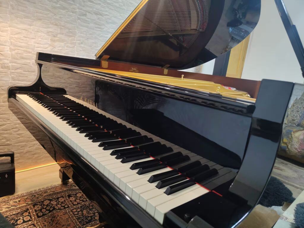 Grabación profesional de piano de cola con microfonía Neumann en La Joya Music.